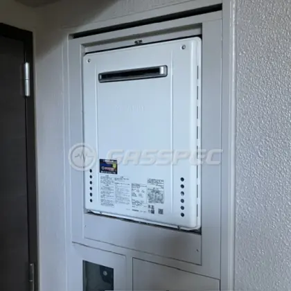 施工後の給湯器（ノーリツ GT-2470SAW BL）