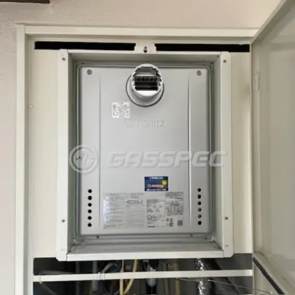 施工後の給湯器（ノーリツ GT-C2472SAW-T BL）