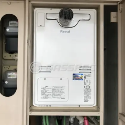 施工後の暖房熱源機（リンナイ RUFH-A2400AT2-3(A)）