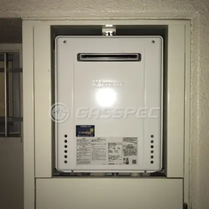 施工後の給湯器（ノーリツ GT-2070SAW BL）