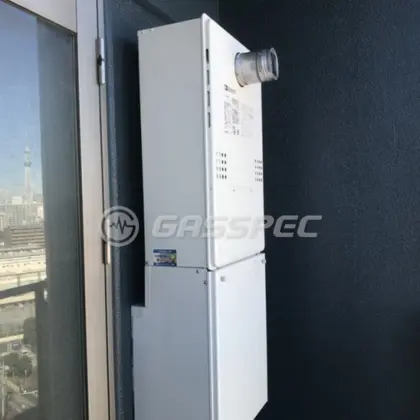 施工後の暖房熱源機（ノーリツ GTH-C2460SAW3H-T-1 BL）