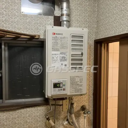 施工後の給湯器（ノーリツ GQ-1637WSD-F-1）