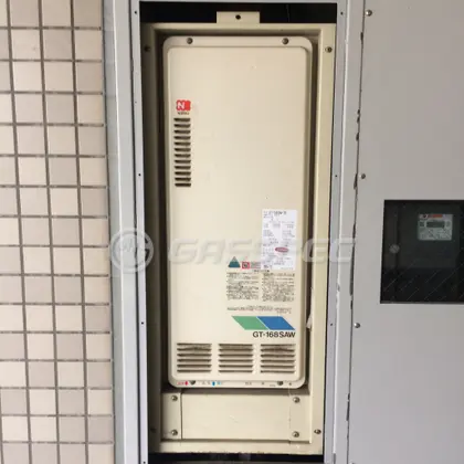 施工前の給湯器（GT-168SAW-TB）
