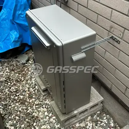 施工後の給湯器（ノーリツ GT-C2072SAR-1 BL）