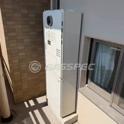 施工後の暖房熱源機（ノーリツ GTH-2454SAW BL）