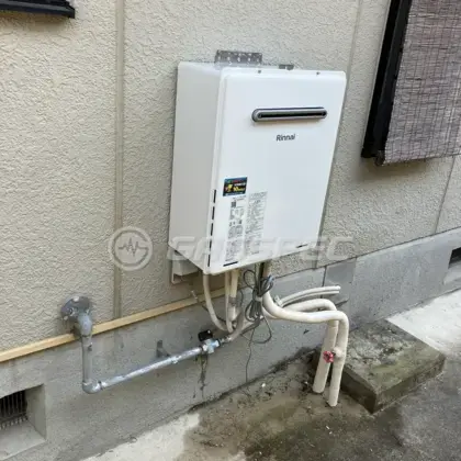 施工後の給湯器（リンナイ RUF-A1615SAW(C)）