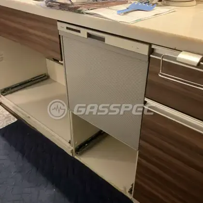 施工後のビルトイン食洗機（リンナイ RSW-C402CA-SV）