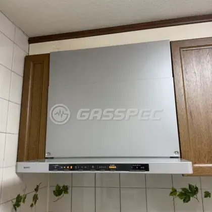 施工後のレンジフード（ノーリツ NFG6S25MSV）