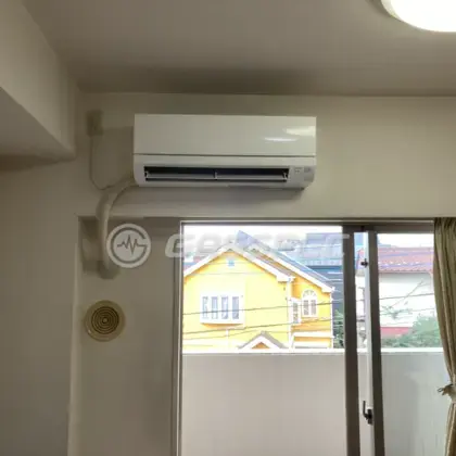 施工後のエアコン（三菱 MSZ-GV2826-W）