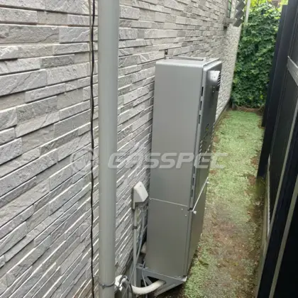 施工後の暖房熱源機（ノーリツ GTH-C2471AW6H BL）