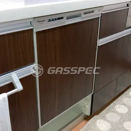 施工後のビルトイン食洗機（パナソニック NP-45RD9S）