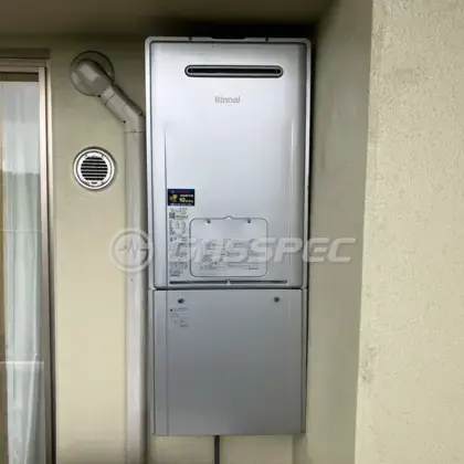 施工後の暖房熱源機（リンナイ RUFH-E2407AW2-3(A)）