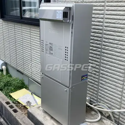 施工後の暖房熱源機（ノーリツ GTH-C2471AW6H BL）