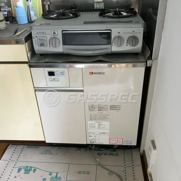 交換前の給湯器（ノーリツ GBG-1610D-E）