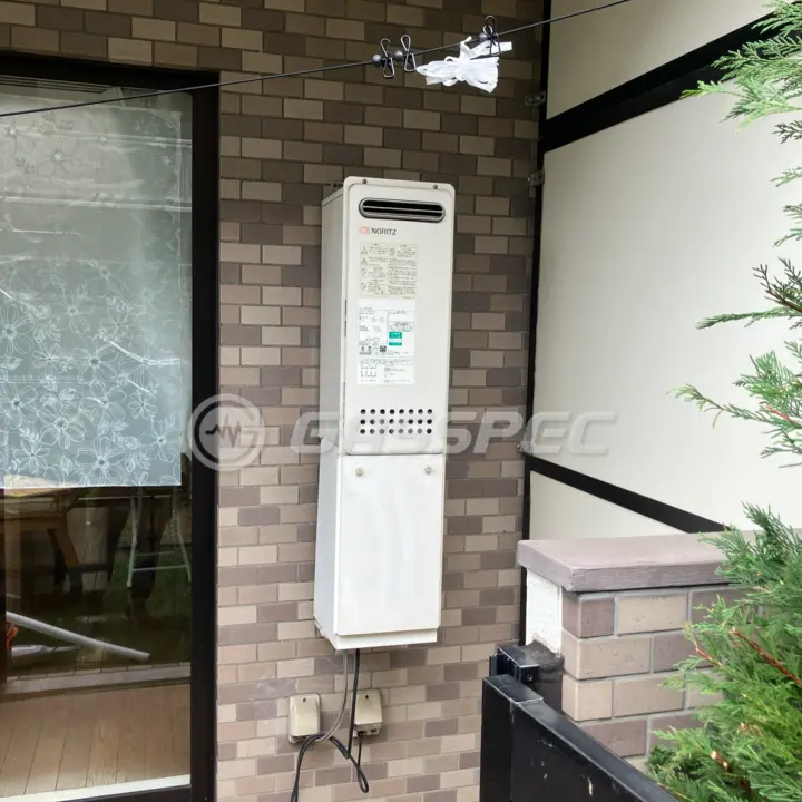 交換前の給湯器（ノーリツ GT-1653SAWX）