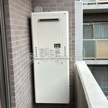 施工後の給湯器（ノーリツ GT-2470SAW-1 BL）