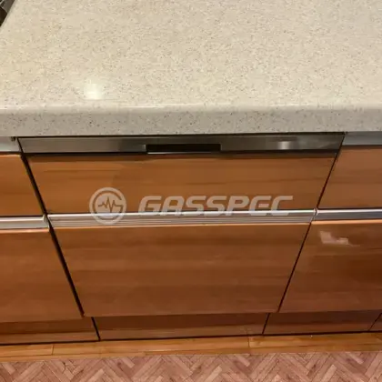 施工後のビルトイン食洗機（パナソニック NP-45BD1W）