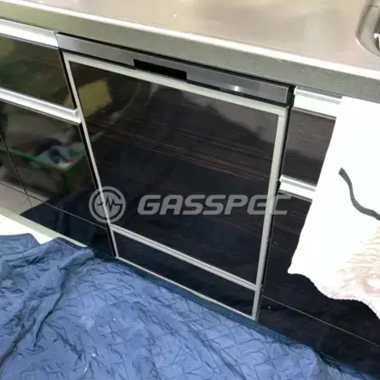 施工後のビルトイン食洗機（パナソニック NP-45BD1S）