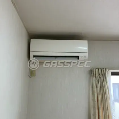 施工後のエアコン（三菱 MSZ-GV2226-W）