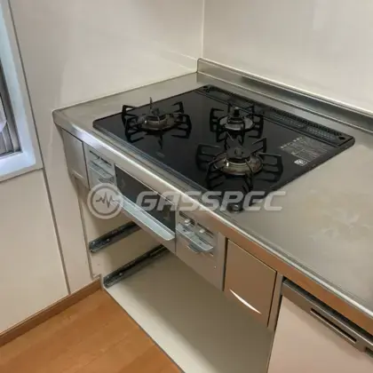 施工前のビルトインガスコンロ（R3G634A0W1V）