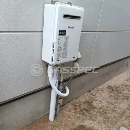 施工後の給湯器（リンナイ RUX-A2015W(A)-E）