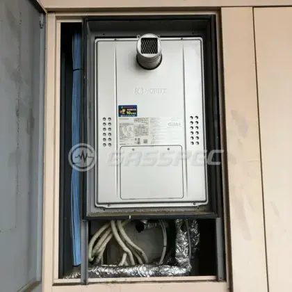 施工後の暖房熱源機（ノーリツ GTH-CP2470SAW3H-T BL）