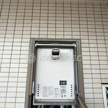 施工後の給湯器（ノーリツ GT-1670SAW-T-1 BL）