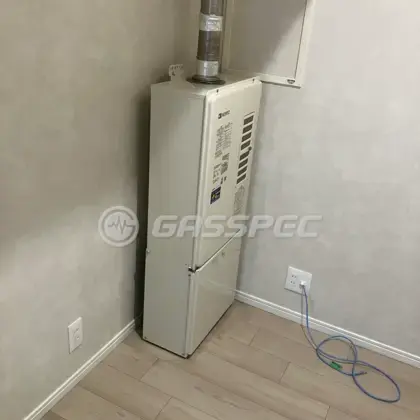 施工後の給湯器（ノーリツ GT-1670SAWS-F BL）
