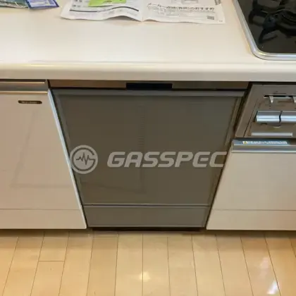 施工後のビルトイン食洗機（パナソニック NP-45BD1S）
