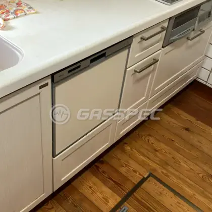 施工後のビルトイン食洗機（リンナイ RSW-405AA-SV）