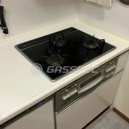 施工前のビルトインガスコンロ（RB31AS1R）