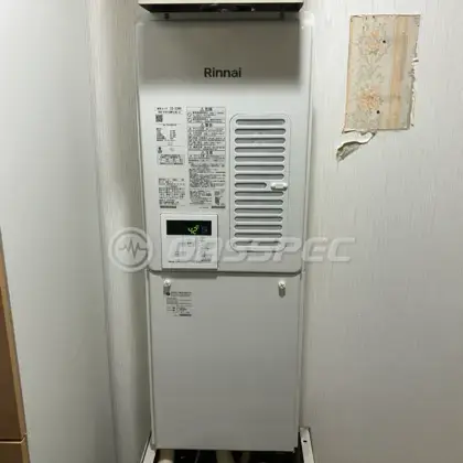 施工後の給湯器（リンナイ RUX-V1615SWFA(B)-E）