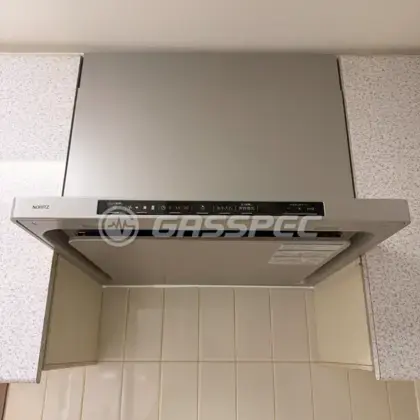 施工後のレンジフード（ノーリツ NFG6S25MSV）