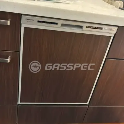 施工後のビルトイン食洗機（パナソニック NP-45RD9S）