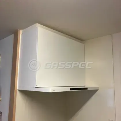 施工後のレンジフード（ノーリツ NFG9S25MWH）