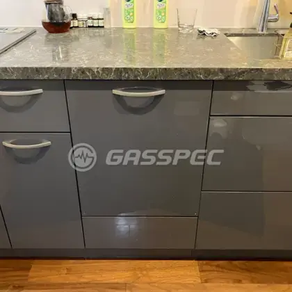 施工前のビルトイン食洗機（NP-45KD7W）
