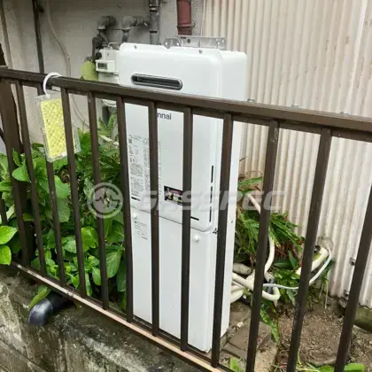 施工後の給湯器（リンナイ RUX-A1615W(A)-E）