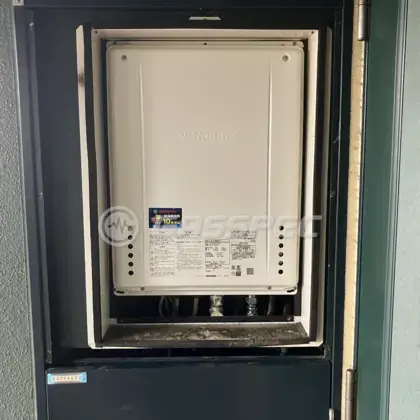 施工後の給湯器（ノーリツ GT-2470SAW-H-1 BL）