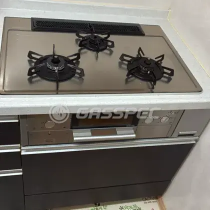 施工前のビルトインガスコンロ（C3WD6PJAVKSTL）