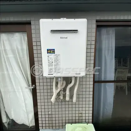 施工後の給湯器（リンナイ RUF-A2005SAW(C)）