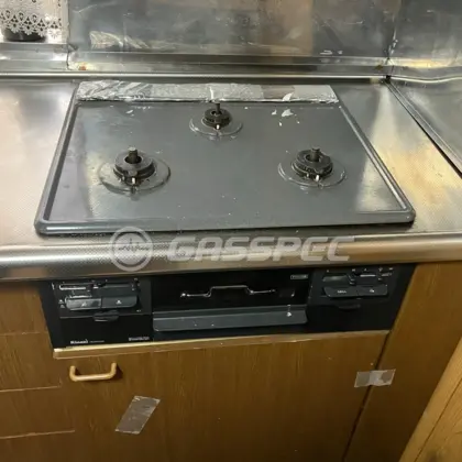 施工前のビルトインガスコンロ（RS31W21HRW）