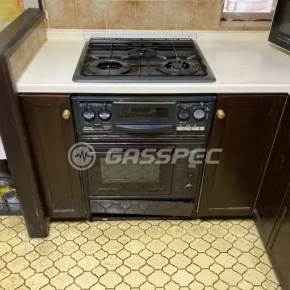施工前のビルトインガスコンロ（RSK-N30V4FT/RBR-300EN-11）