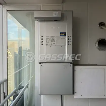 施工後の暖房熱源機（ノーリツ GTH-C2470SAW3H-L BL）