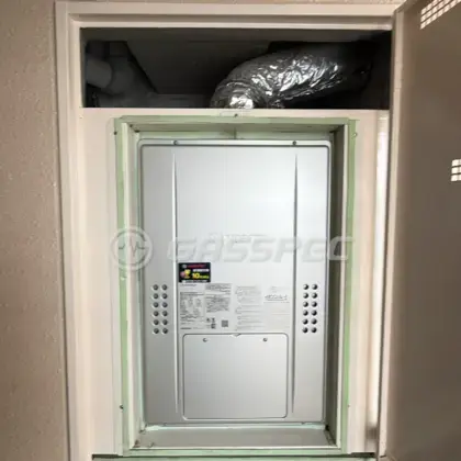施工後の暖房熱源機（ノーリツ GTH-C2470AW3H-H BL）