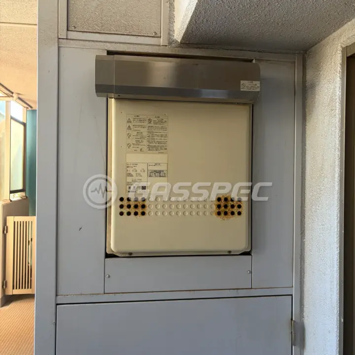 交換前の給湯器（ノーリツ GT-2427SAWX）
