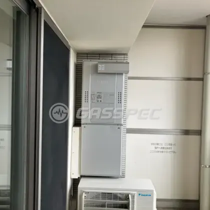 施工後の暖房熱源機（ノーリツ GTH-C2470AW3H-L BL）