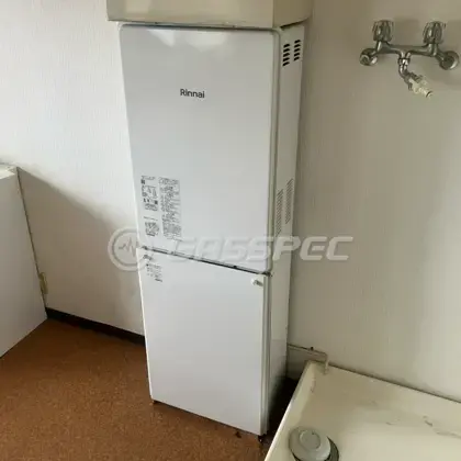 施工後の給湯器（リンナイ RUF-V1615SAFFD(D)）