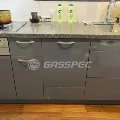 施工後のビルトイン食洗機（パナソニック NP-45AD1W）