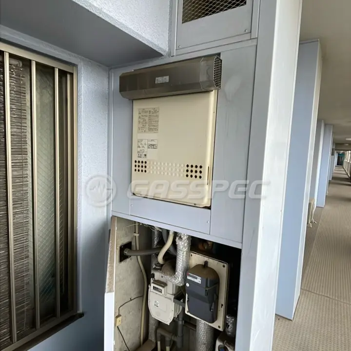 交換前の給湯器（ノーリツ GT-2427SAWX）