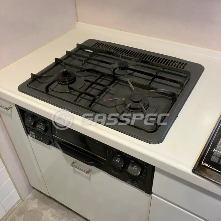 交換前のビルトインガスコンロ（パロマ PKD-351A）